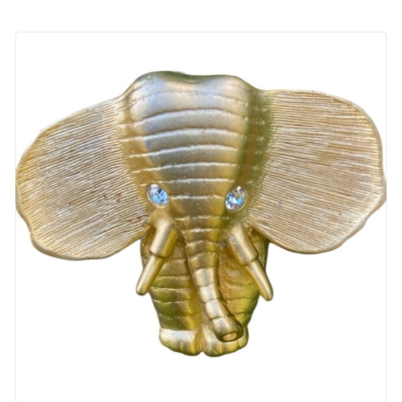 VINTAGE NORMA JEAN ELEPHANT BROOCH - Picture 4 of 4